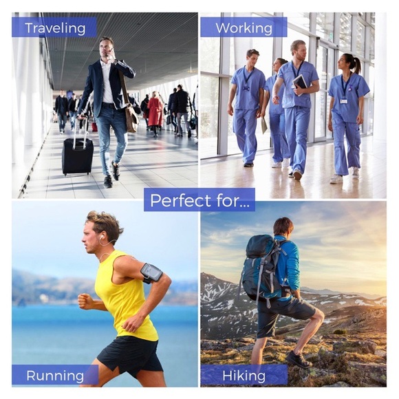 2 Pack Men's Knee High Compression Socks, M/L - Picture 5 of 7